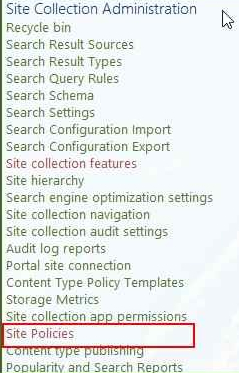 Site policies-2
